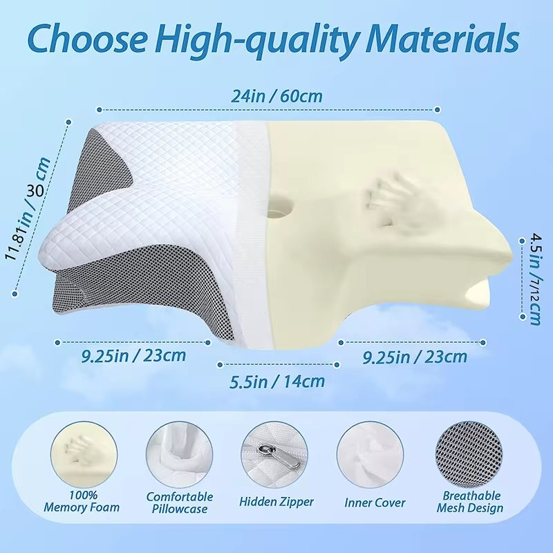 Contour Orthopedic Pillow + 2 Free Gifts