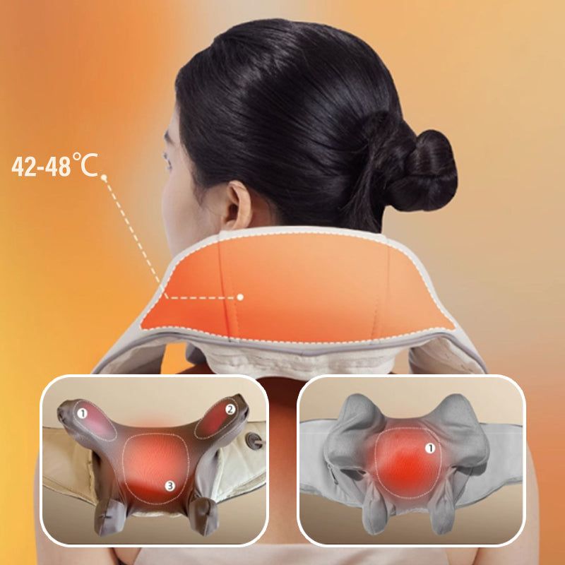 Banasuer Neck and Shoulder Massager with Heat, Shiatsu Back Shoulder and  Neck Massager, Electric Sho…See more Banasuer Neck and Shoulder Massager  with
