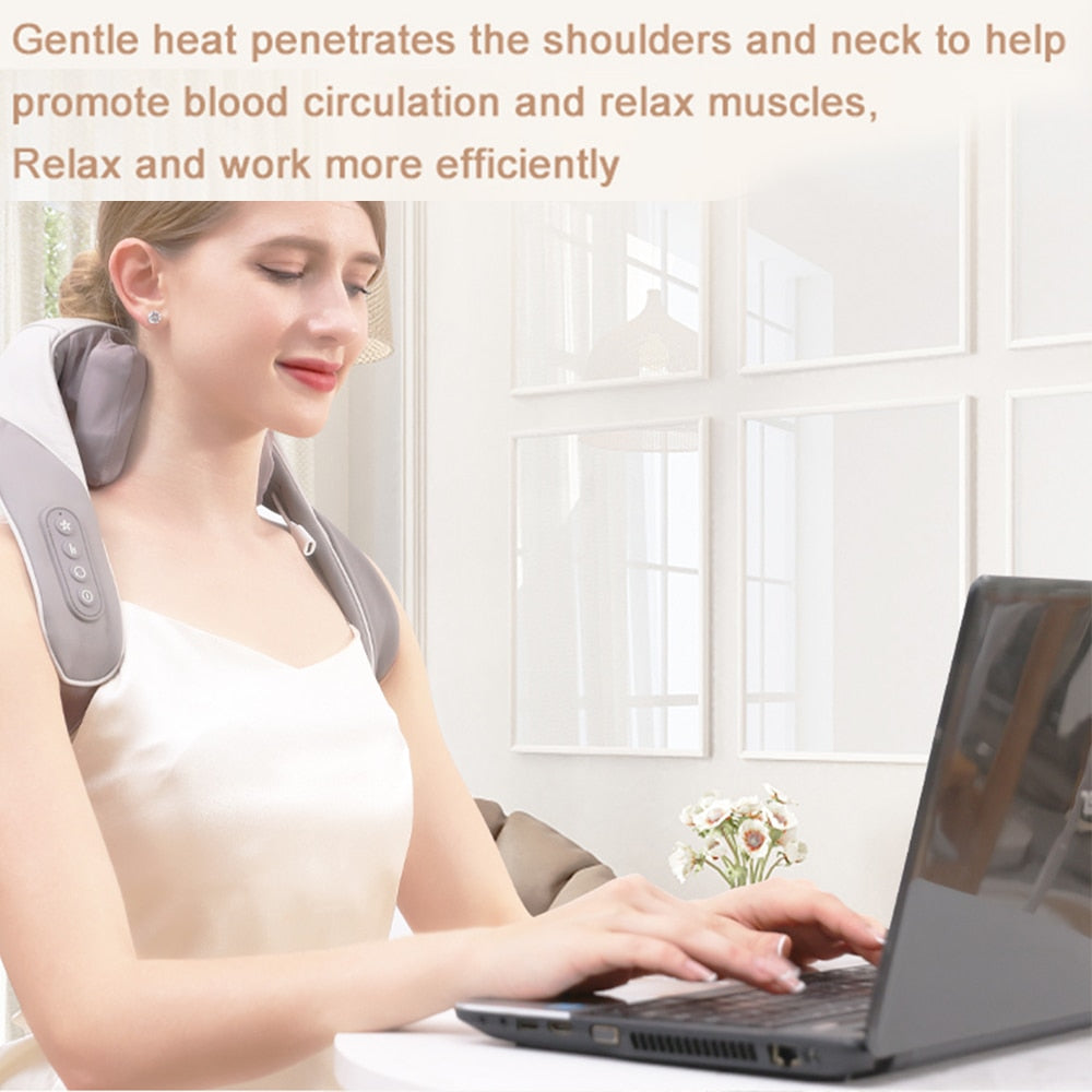 Neck & Shoulder Massager w/Heat