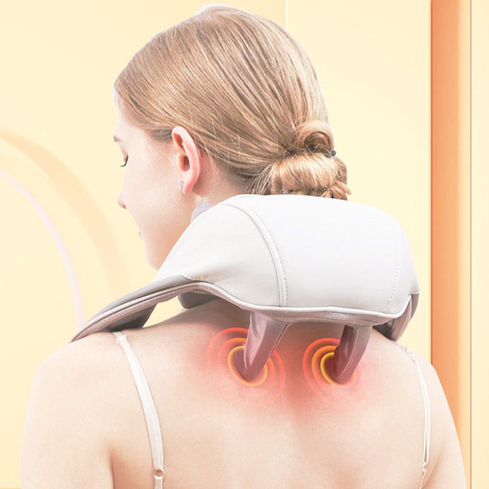 Neck & Shoulder Massager w/Heat – Banasuer